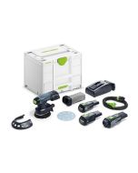 Lijadora excéntrica inalámbrica etsc 125 3,0 i-set - festool - con 2 baterí