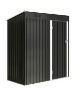 Caseta de jardín 163x90x179 cm acero galvanizado color gris Outsunny