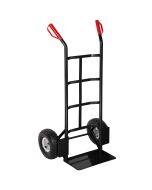 Carretilla con ruedas, estructura de acero y capacidad de carga 200kg