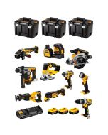 Kit de herramientas Dewalt dck1012p4t - 10 herramientas - 4 baterías de 5ah