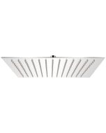 vidaXL cabezal de ducha cuadrado efecto lluvia acero inoxidable 30x30