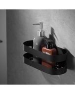 Jabonera frontal nirmala negro mate [ imex® ]