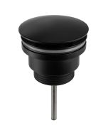 Valaz valvula click clack para lavabo o bide redondo negro mate