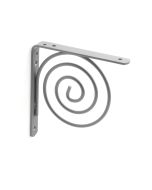 Escuadra de balda rei 1463 | 20x150x150 mm | cromo mate líquido
