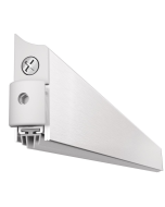 Burlete automatico sobreponer aplique  830 mm plata