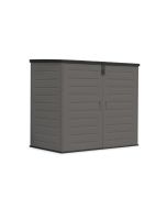 Armario exterior resina 1170l – 140x82x124cm – incluye suelo – puerta doble
