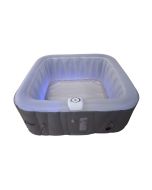 Sunspa spa inflable cuadrado 4 personas con 130 microjets hasta 40°c