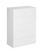 Cómoda con cajone 80x39x115 cm color blanco Homcom