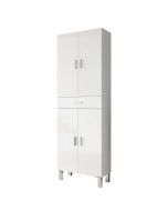 Columna para baño kris con 4 puertas y 1 cajón funcional