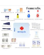 FERRETELIX® Botiquin armario con dotacion 280 x 250 x 100