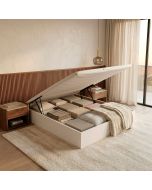 Canapé 150x190cm royal sleep space bed blanco montaje incluido