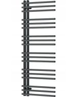 Radiador secatoallas de agua 456w 120x50x6,6cm, gris