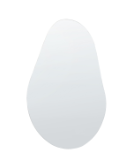 Espejo de pared aubagne 40 cm 65 cm plateado