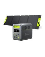 Estación de energía portátil f1200 - 1200w - 1024wh - panel solar 110w
