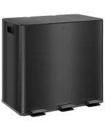 Cubo de basura 61.9x36.6x43.2 cm acero inoxidable Homcom, hogar - cocina