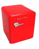 Frigorífico infifrigorífico infiniton cl-v48 - 46 litros, vintage, rojo