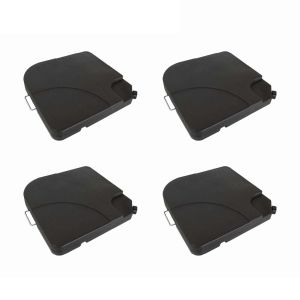 Conjunto 4 bases de parasol chillvert 50x50x6 cm fabricado en resina de alt
