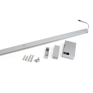 Barra para armario con luz LED castor, batería extraíble y sensor de