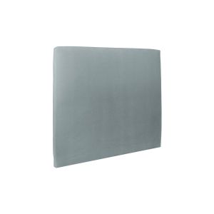 Cabecero tapizado 160 cm - tela terciopelo gris azul - gris azulado