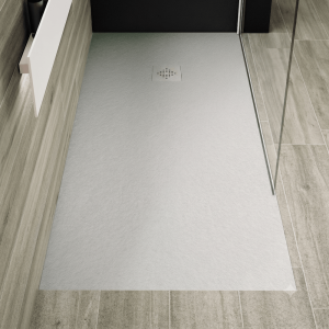 Plato de ducha pizarra pure gris  100x170 cm rejilla color