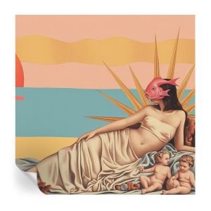 Murales autoadhesivos el occidente del surrealismo 250x250 tulup