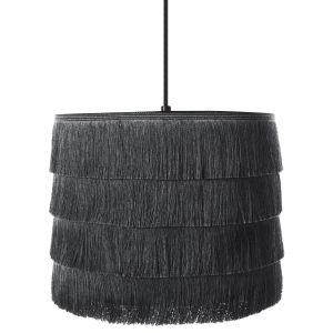 Lámpara colgante suapure tela negro