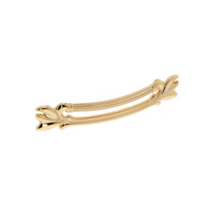 Tirador para mueble 837 en zamac dist entre ejes 128 mm dorado lote de 6
