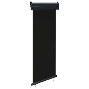 vidaXL toldo lateral de balcón negro 65x250 cm