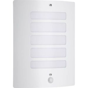 Aplique exterior con detector todd blanco - brilliant - metal y plástico -
