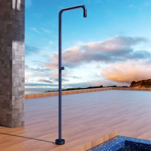 Ducha de piscina utah en acero inox azul océano | poolimex