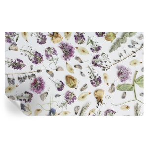 Papel pintado autoadhesivo flores secas 416x254 tulup