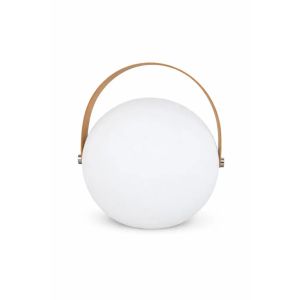 Lámpara de mesa LED recargable rgbw d20 cm 5w ip65 con mando