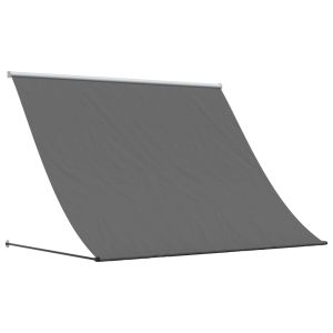 vidaXL toldo retráctil de tela y acero gris antracita 200x150 cm