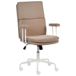 Silla de oficina vero tela gris pardo