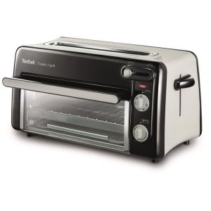 Tefal toast n grill tostadora y minihorno, acero inoxidable, 6 niveles de t