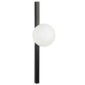 Lámpara de pared isabella metal negro