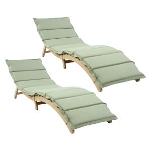 Pack 2 Tumbonas Reclinables en Madera de Acacia 7house