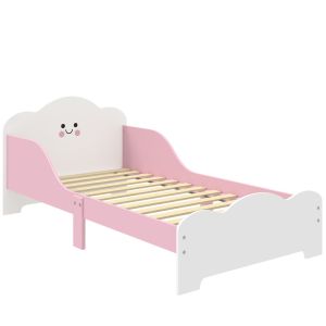 Cama infantil 143x77x60 cm mdf color rosa aiyaplay
