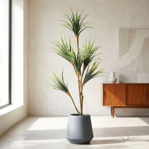 Planta artificial drácena 150 cm verde y marrón - naturing monde