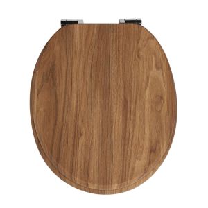 Tapa wc sinobath amortiguada marrón