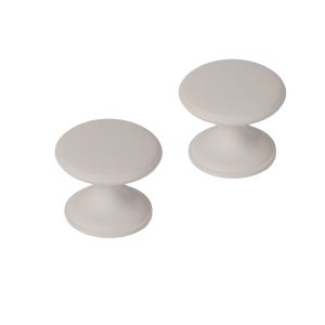 Pomo para mueble rei 756 | 32x32x27 mm | greige | 2 uds. | zamak
