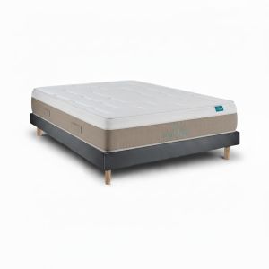Leafsleep conjunto sommier cloud cotton 200 x 120 cm - colchón 30 cm