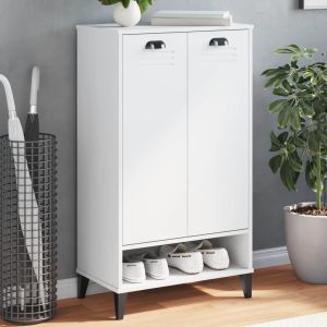 Mueble zapatero viken madera de ingeniería blanca