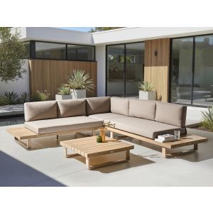 Conjunto de jardín gris pardo mykonos