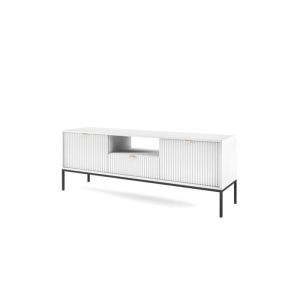 Mueble tv - blanco mate - 154 x 39 x 56 cm