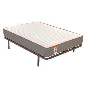 Colchón 120x190+somier funk 16 láminas 24cm montaje+retirada incluida