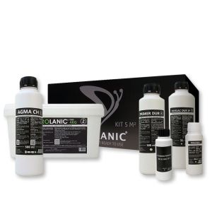 Kit microcemento sal 5m² pared/yeso/pintura gris 20%