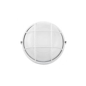 Aplique de exterior - fab 148161101 - aluminio blanco - cristal - ip44
