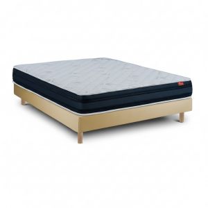 Conjunto viscoflex 200 x 80 cm, colchón visco 22 cm