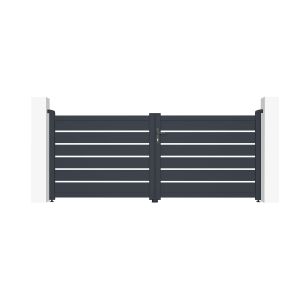 Pack puerta batiente automática vogel 3m h.120cm + motor tanker b250